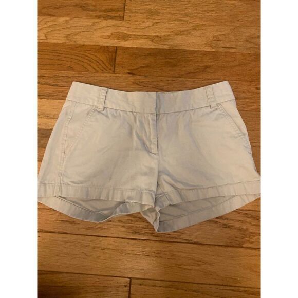 J. Crew Pants - J. Crew, women's chino tan cotton casual shorts, size 2